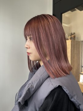 ボレロ ヘアーアンドライフサロン(volero hair life salon) ピンクカラー
