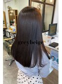 【グレージュ】銀座/似合わせカット/トリートメント/カラー