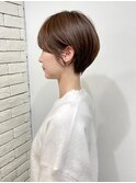 ショートヘア/ボブ/可愛い丸み/簡単スタイリング/20代30代