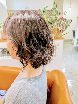 オーガニックヘアーサロン ハッピーティアーズ(Happy tears) ふわふわ　　デジタルパーマ