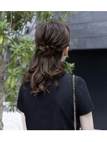 ヘアアレンジメント ボガスティーズ 溝の口店(Hair arrangement Vogusty's)&nbsp;ハーフアップ