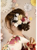 成人式ヘアアレンジ　成人式ヘアセット