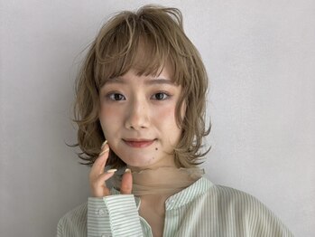 ポート 蕨(PORT)の写真/蕨駅徒歩2分♪トレンドの中にもあなたらしさを。ケアブリーチを使ったデザインカラー
