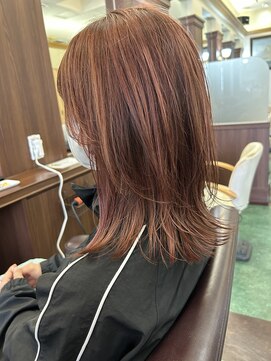 シャンプー ボーイ 宮崎柳丸店(SHAMPOO BOY) ハイライト/ピンクブラウン【宮崎市/柳丸町】