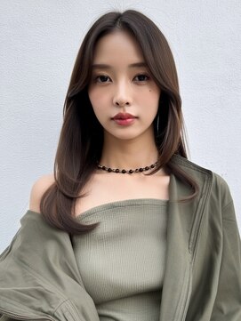 ライズ ネックス ザ サロン 渋谷(LIZE nex the salon) ミディアムレイヤー#レイヤーカット#韓国風#渋谷#渋谷駅
