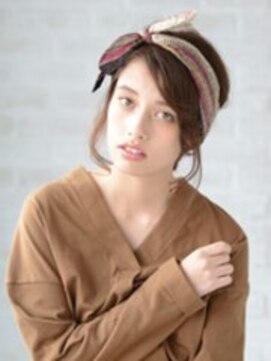 アース 霧島国分店(HAIR&MAKE EARTH) スカーフアレンジ