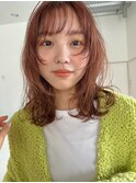 レイヤーミディアム似合わせ顔周りカット顔まわりレイヤーカット
