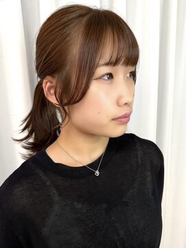 ホットリップ(HOT LIP) 結んだ時のカワイイお顔周りの作り♪