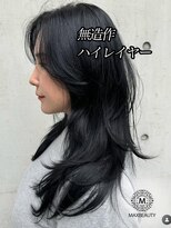 マックスビューティーギンザ(MAXBEAUTY GINZA)　&nbsp;ネオウルフハイレイヤーロング☆銀座/東京駅/有楽町