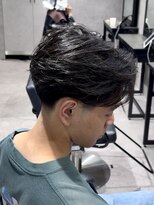 テクト バイアッシュ 吉祥寺店(Tect by Ash)&nbsp;テーパーフェードニュアンスパーマセンターパートフェザーパーマ