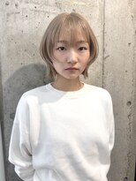 ラニヘアサロン(lani hair salon)&nbsp;ミルクティー/ベージュ/ハイトーン/ブリーチ/ボブ