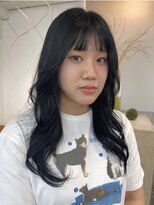 テルヴェ(Terve)&nbsp;韓国ヘアーブルーブラック暗髪透明感カラー