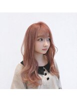ユニックス イオンモール幕張新都心店(UNIX)&nbsp;【ウェーブペールピンク】ペールカラーロング　＃10代・20代髪型