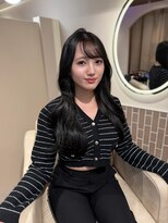 レーン(lane)&nbsp;黒染めでも可愛く似合わせトレンドヘア