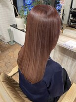 アンジュ ラヴィ(Ange Lavie) ツヤ髪×ピンクベージュ