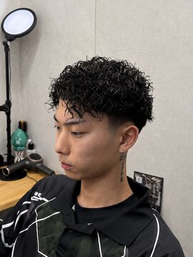 心斎橋 カイ(X) ZAP ザップパーマ 前髪上げ