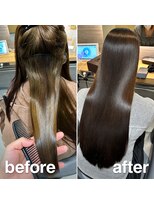 アース 渋谷店(HAIR&MAKE EARTH)&nbsp;髪質改善×縮毛矯正で叶える艶髪ロング
