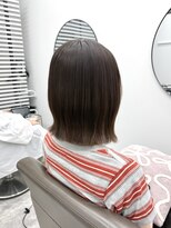 鏡と星 高田馬場&nbsp;切りっぱなしボブ/縮毛矯正
