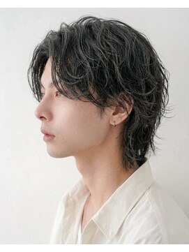 ボイスヘア(voice hair) カット+フェザーパーマ+眉カット◎骨格を綺麗に見せる髪型