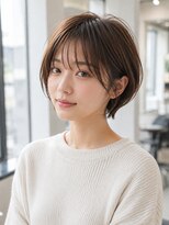 ユニット 蕨西口店(UNIT)&nbsp;ショートボブ髪型20代30代40代50代前髪あり前髪なし面長丸顔蕨駅