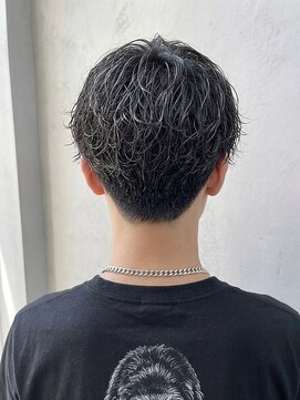 グルーミングサロン バーバー キャッスル 北浦和西口(Grooming salon Barber Castle) 学生ブラックくせ毛風ツイストスパイラルパーママッシュp1北浦和