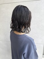エルモ(ELMO.)&nbsp;ボブパーマ　黒髪