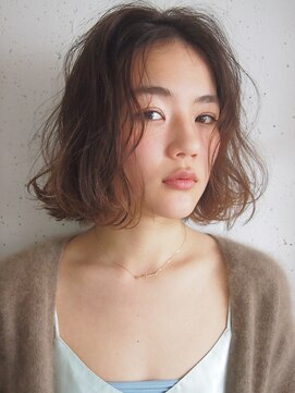 ローブ アオヤマ(LOAVE AOYAMA) 【LOAVE】 外国人風ベージュカラー / ふわふわボブ