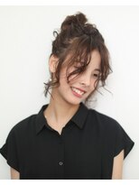 ニコヘアー(niko hair) ルーズ団子スタイル▼LINEID@vey3047y
