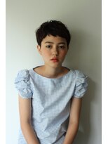 アトリエサニーデイ(atelier SUNNY DAY)&nbsp;マッシュショート/黒髪/ベリーショート/パーマ/クセ毛風パーマ