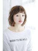 Resortsalon M【新宿東口店】シースルーバングのゆるふあボブ