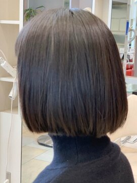 グランシュ 青葉台店(GranCieux) 透明感カラー×切りっぱなしボブ