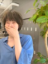 ジアン テラス(GIEN TERRASSE)&nbsp;#ショートヘア #ハイライト #カーキグレージュ