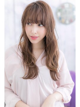 ミック ヘアアンドメイク アップ 駒込店(miq Hair&Make up) なみなみウェーブフェミニティ大人巻きラフニュアンスロングc1