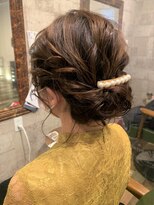 ヘアサロン アプリ(hair salon APPLI) 『 シニヨンアレンジ☆　アップスタイル　披露宴 パーティに 』