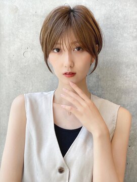 エインアンリー 表参道(AIN.ANLY.) 前髪あり耳掛けショート20代30代40代【AIN.表参道】川原大地