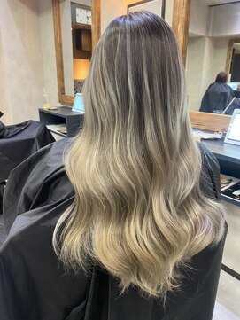 サニー 渋谷(SUNNY) グレーベージュニュアンスカラーアッシュミルクティー