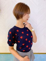 ロンド ストラーダ 心斎橋(Lond strada) ショートグレージュカラーボブウルフココアベージュ