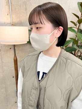 ノエ(noe) ミニボブ×ブラウンベージュ