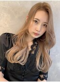 韓国ヘアヨシンモリ 顔まわりエギョモリ 透明感ベージュ A730