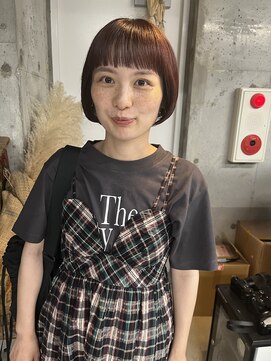 シック(sick) ミニボブ　高校生 【福岡 パーマ デジタルパーマ 髪質改善】