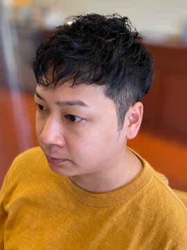 スカイ 亀戸店 (sky) ハイライト/マッシュパーマ/アッシュブラック<理容室>[亀戸]