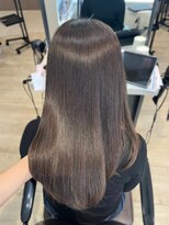 ユーフォリア 銀座本店(Euphoria)&nbsp;髪質改善　艶感　透明感　アッシュカラー　ストレート　ロング