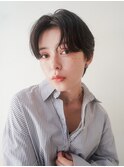 ハンサムショートパーマニュアンスパーマ