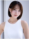 ミニボブ鎖骨ボブ顎ラインボブフェイスレイヤーハッシュカット