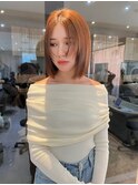 髪質改善＊顔回りデザインボブ＊美髪【Zina京都河原町】