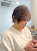 ショートワンポイントカラー