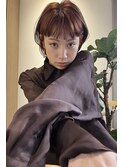 前髪カット顔まわりくびれレイヤー外ハネミディボブ