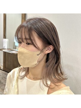 シーン(scene) インナーカラー/ミルクティーベージュ