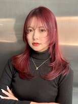 アクション 心斎橋店(ACTION) 【顔まわりウルフレイヤー/チェリーレッド】