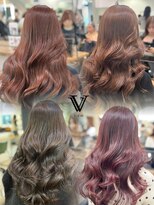 ビュー トウキョウ(VIEW TOKYO)&nbsp;艶髪カラー&ピンクブラウン＆オリーブベージュ